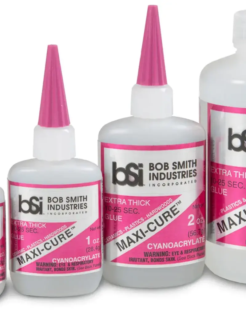 Bob Smith Industries Maxi-Cure Extra Thick Cyanoacrylate Coral Glue - 60 mL
