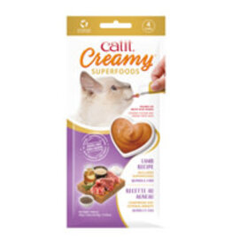 Catit Catit Creamy Superfood Treats - Lamb Recipe with Quinoa and Chia - 4 pack