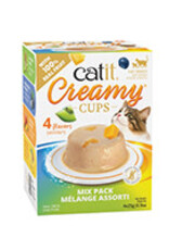 Catit Catit Creamy Cups Variety Pack - 4 x 25g