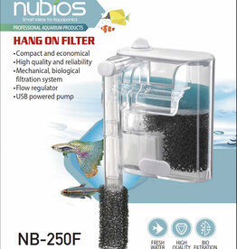 Nubios Nubios USB Mini Hanging Filter 250L/H