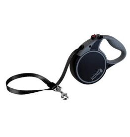 Kong Kong Terrain Retractable Leash Black - Medium