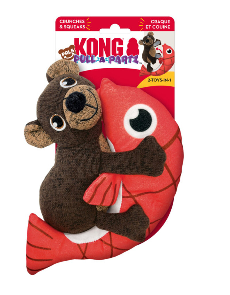 Kong Kong Pull-A-Partz Pals Bear - Medium