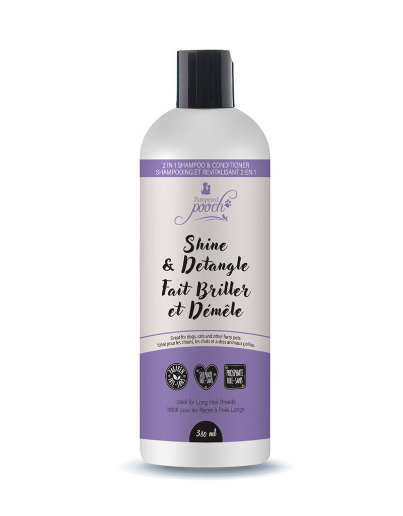 Pampered Pooch Shine & Detangle 380mL