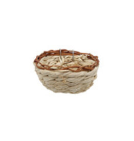 Living World Maize Peel Bird Nest for Canaries - 11 x 6 cm (4.3 x 2.4 in)