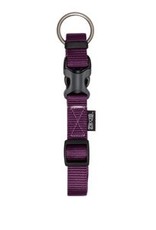 Zeus Adjustable Nylon Dog Collar - Royal Purple - Small