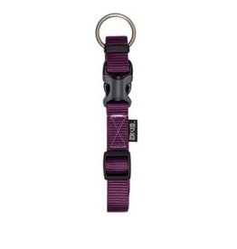 Zeus Adjustable Nylon Dog Collar - Royal Purple - Small