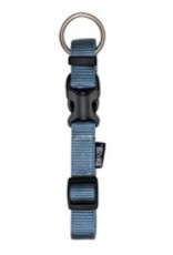 Zeus Adjustable Nylon Dog Collar - Denim Blue - Large