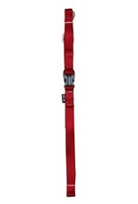 Zeus Nylon Leash - Deep Red - Small - 1.2 m (4 ft)