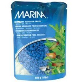 Marina Marina Decorative Aquarium Gravel Blue - 450 g (1 lb)