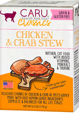 Caru Caru Tetra Pack Classics Chicken & Crab Stew for Cats 6oz