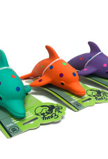 pet envy Pet Envy Waylon the Latex Dolphin Dog Toy - Assorted Colours