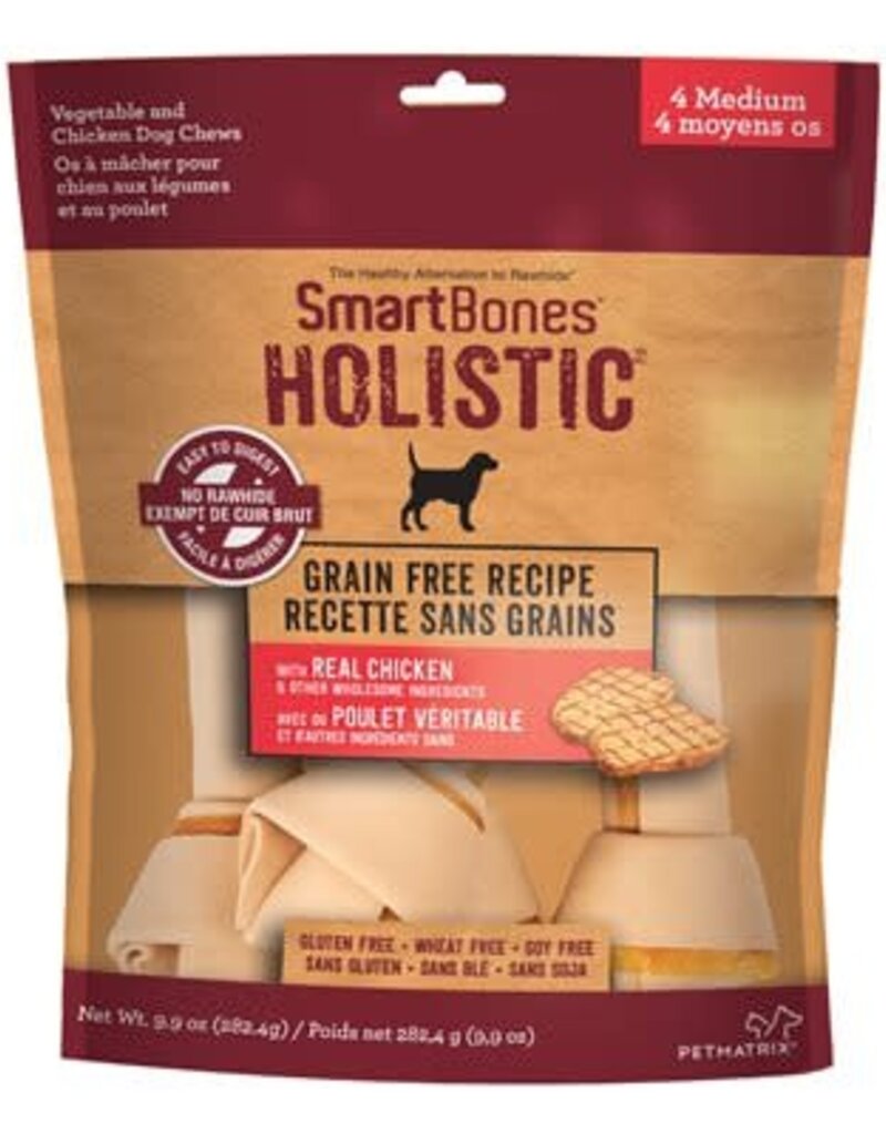 Smart Bones SmartBones Holistic Grain Free Medium 4 Pack