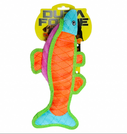 Tuffy DuraForce Fish - Blue, Pink & Orange