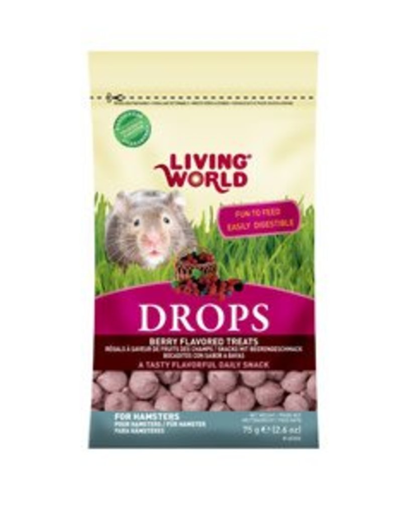 Living World Treat Drops Hamster - Field Berry - 75g