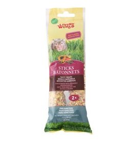 Living World Hamster Sticks Fruit Flavour - 2 pack