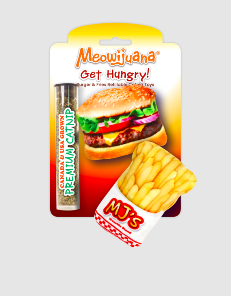 Meowijuana Meowijuana Get Hungry Refillable Burger & Fries Toy