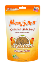 Meowijuana Meowijuana Crunchie Munchies Chicken Catnip Treats 3oz