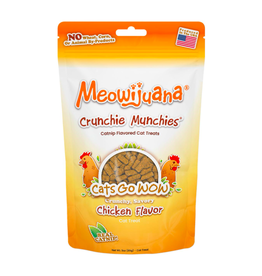 Meowijuana Meowijuana Crunchie Munchies Chicken Catnip Treats 3oz