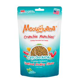 Meowijuana Meowijuana Crunchie Munchies Seafood Medley Catnip Treats 3oz