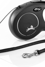 flexi Flexi Classic Cord Retractable Leash - Black - XS (3m)