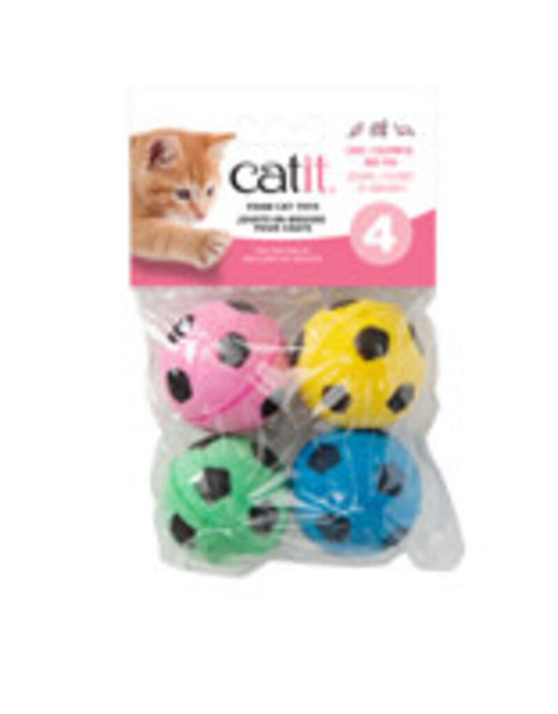 Catit Catit Foam Soccer Balls - 4 pack