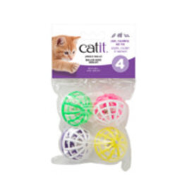 Catit Catit Jingle Balls with Bells - 4 pack