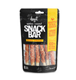 Dogit Dogit Snack Bar Rawhide - Chicken-Wrapped Twists - 6 pcs (10 cm/4 in)