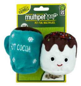Multipet Hot Cocoa/Marshmallow 3" - 2pk