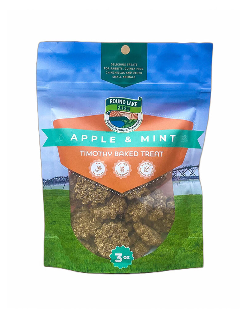 Round Lake Farm Round Lake Farm Timothy Baked Treats - Apple & Mint 3 oz