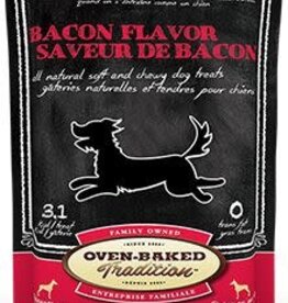 Oven Baked Tradition Soft and Chewy Bacon Dog Treat 8oz