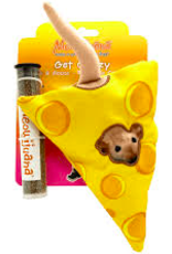 Meowijuana Meowijuana Get Cheezy Refillable Cheese & Mouse Toy