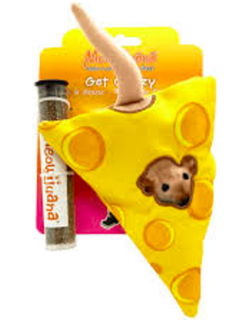 Meowijuana Meowijuana Get Cheezy Refillable Cheese & Mouse Toy