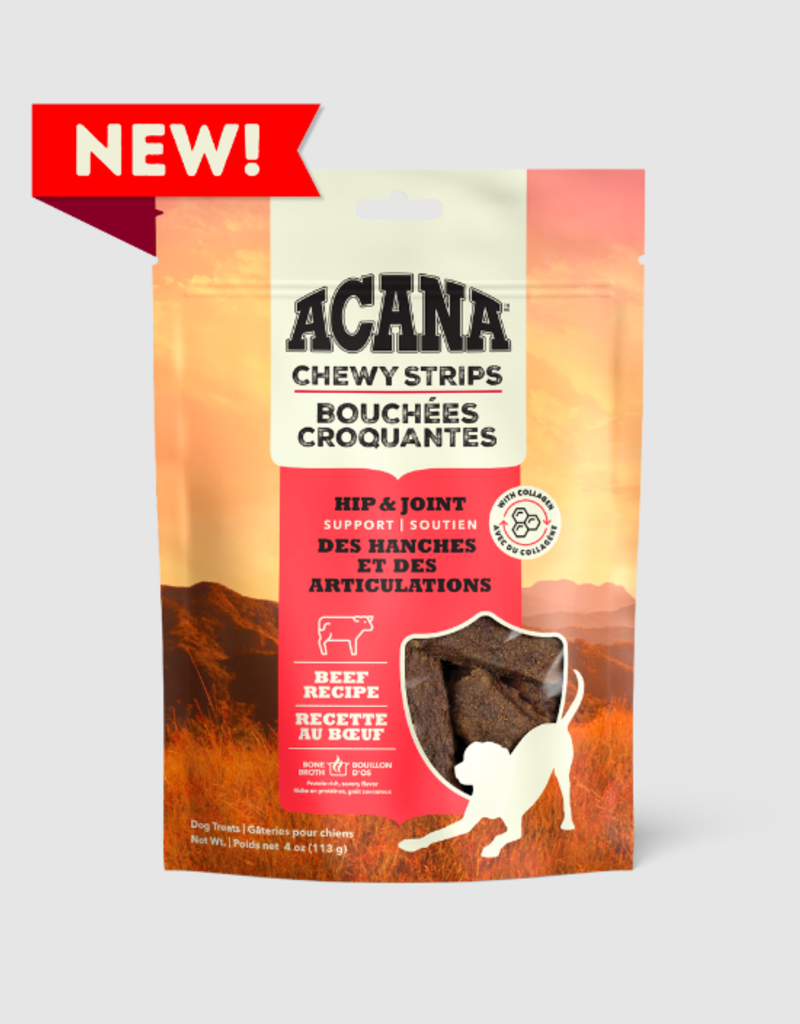 Acana Acana Chewy Strips for Hip & Joint Support - Beef Recipe 113g
