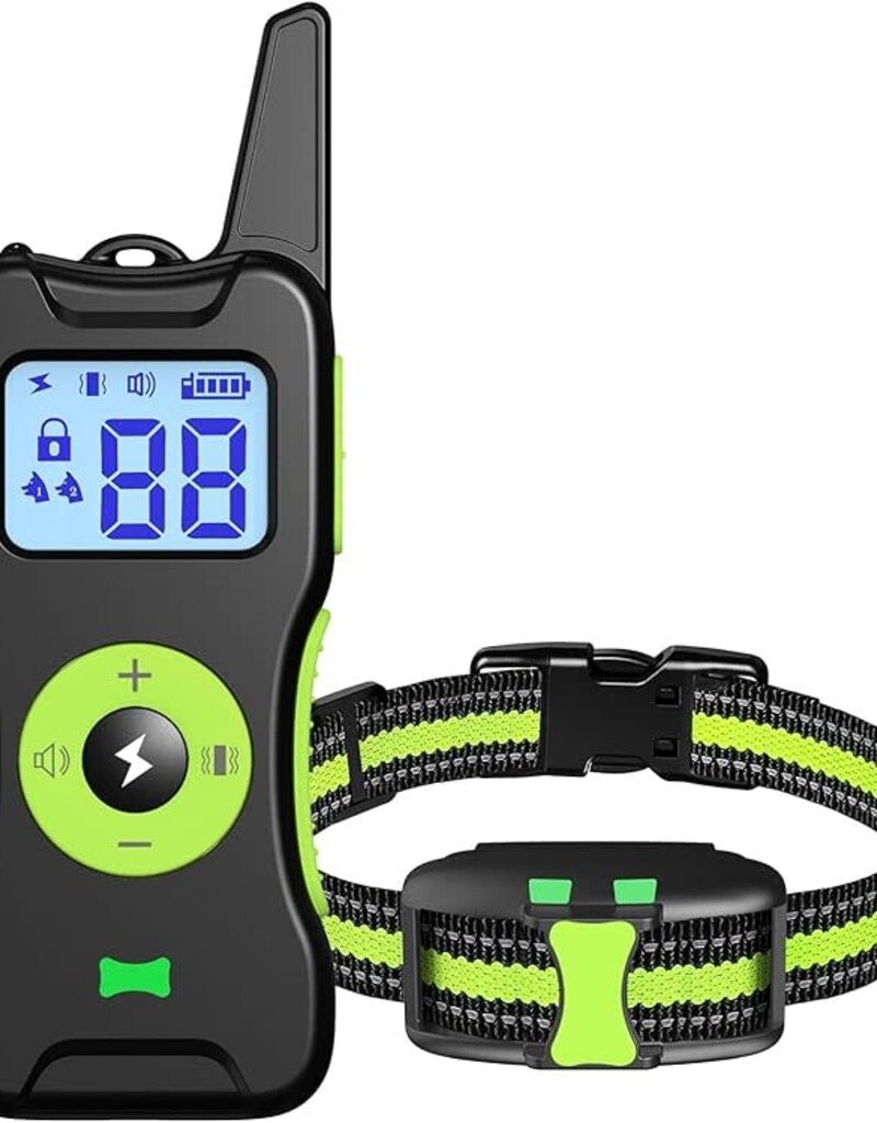 Amazon Dog Shock Collar with Remote - Rechargeable Dog Training Collar with Beep Vibration