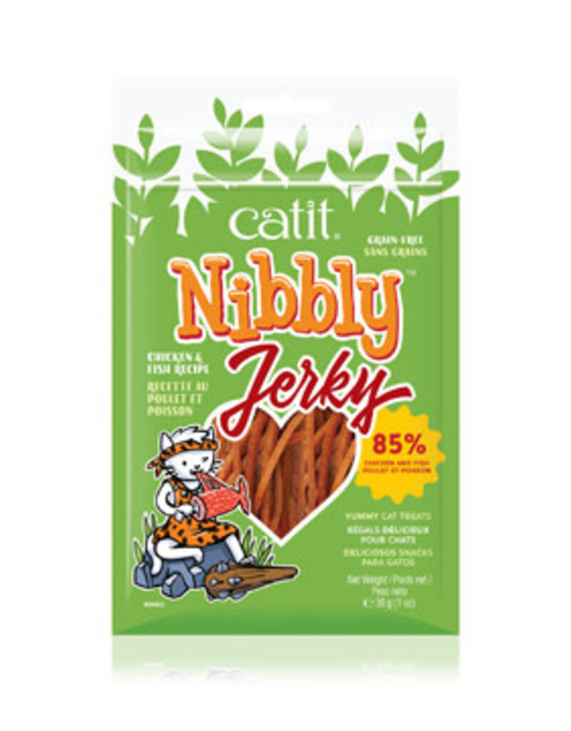 Catit Catit Nibbly Jerky Chicken and Fish Recipe - 30 g