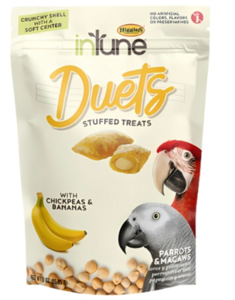 Higgins Higgins InTune Duets Parrot Treats - Banana 85g