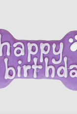 Bosco and Roxy's Cookie - Bosco and Roxy's Happy Birthday 6" Bone Purple 1pc.