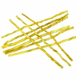 Nature's Own Dog Chews Bulk - Mint Buffalo Toothpick Twist Bully Chomp Stick 12" - 1pc.