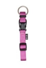 Zeus Adjustable Nylon Dog Collar - Fuchsia - Large