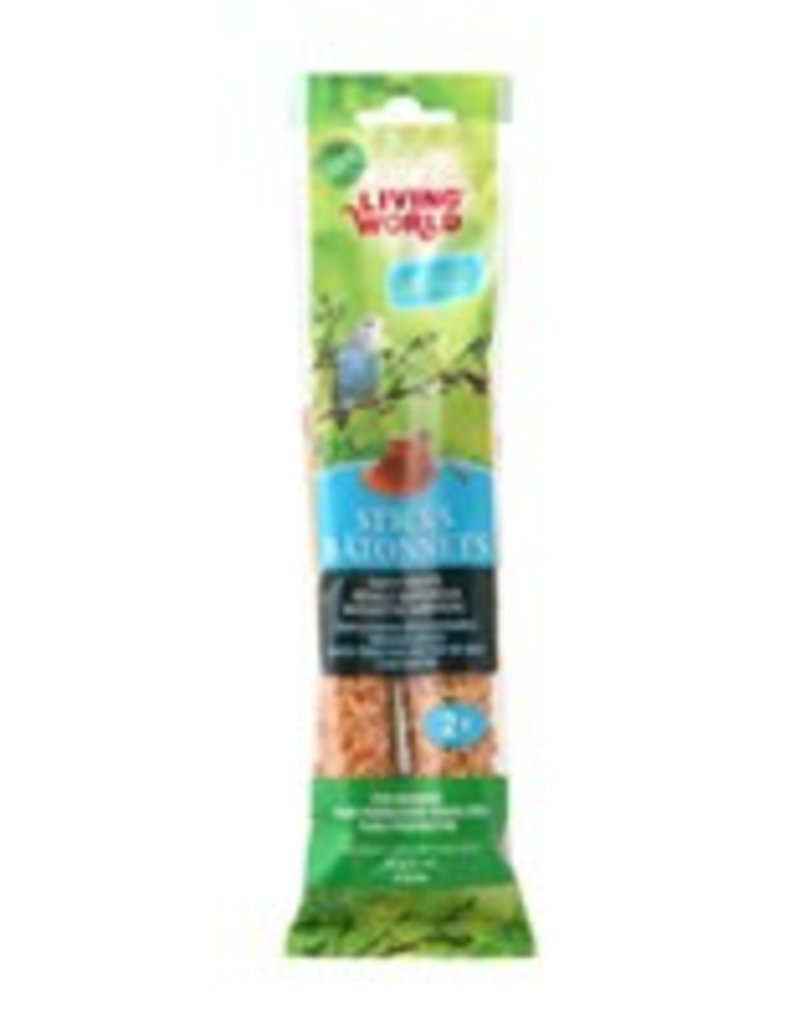 Living World Budgie Sticks Honey Flavour - 2 pack