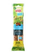Living World Canary Sticks Fruit Flavour - 2 pack