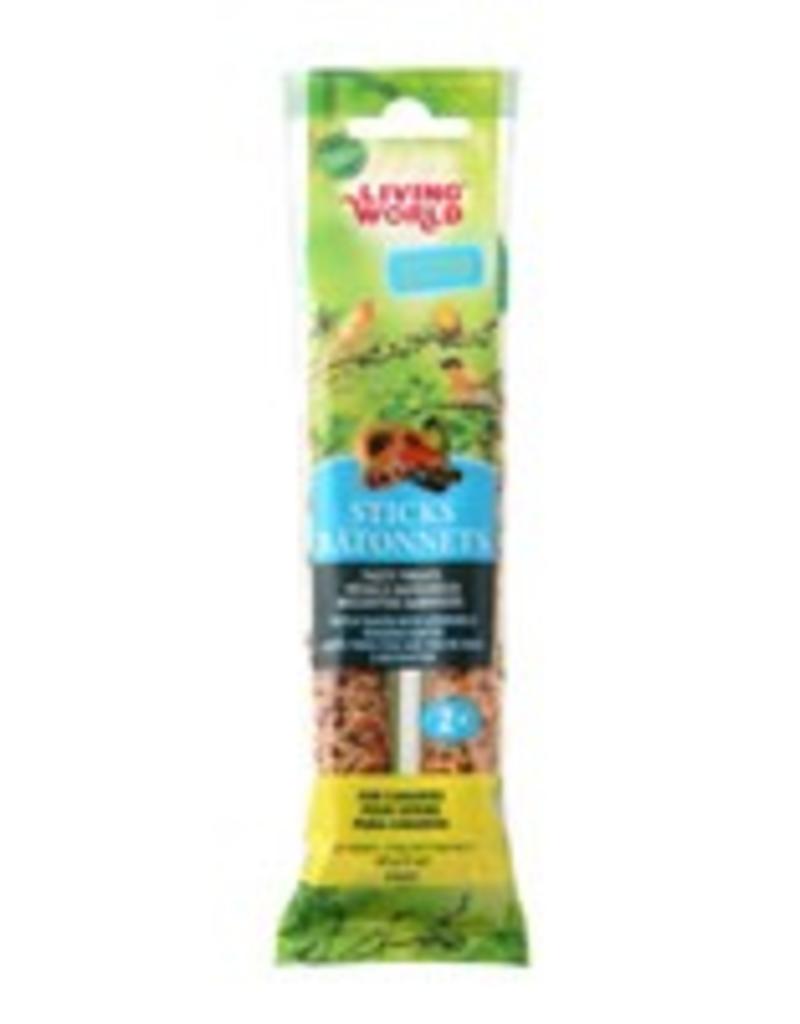 Living World Canary Sticks Fruit Flavour - 2 pack