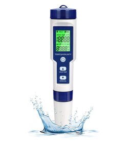 GuDoQi GuDoQi Digital PH Meter, 5 in 1 Water Quality Tester