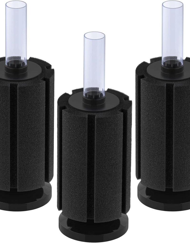 Pawfly Pawfly Aquarium Bio Sponge Filter Quiet Betta Fry Shrimp and Small Fish Foam Filter 10-20 Gallon