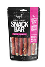 Dogit Dogit Snack Bar Rawhide - Duck -Wrapped Twists - 6 pcs (10 cm/4 in)