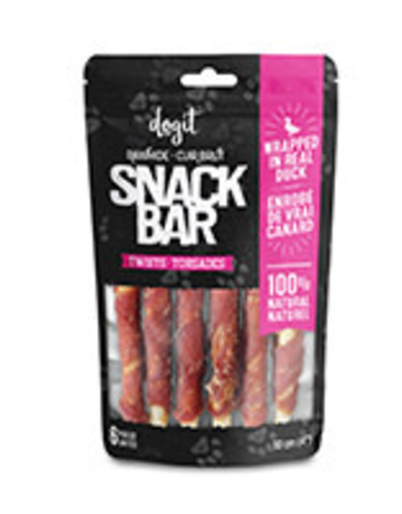 Dogit Dogit Snack Bar Rawhide - Duck -Wrapped Twists - 6 pcs (10 cm/4 in)