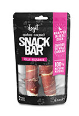 Dogit Dogit Snack Bar Rawhide - Duck-Wrapped Rolls - 2 pcs (15.2 cm/6 in)