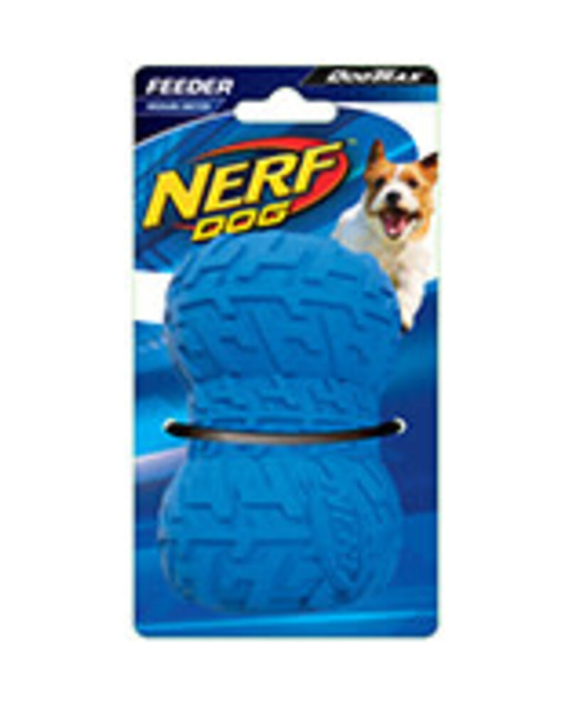 Nerf Dog Nerf Trax Dog Tire Feeder - Medium - Blue