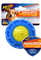 Nerf Dog Nerf Micro Squeak Exo Ball - Medium - Blue & Green - 7.5 cm (3 in)