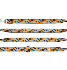 RC Pets RC Pets Leash 3/4"x6' Pixel Blue